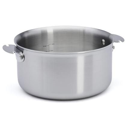 Faitout ALCHIMY LOQY 20 cm, argent, acier inoxydable, de Buyer
