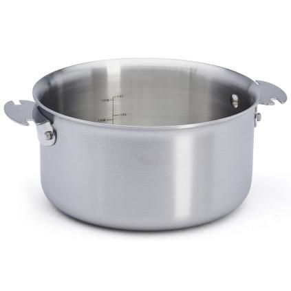 Faitout ALCHIMY LOQY 18 cm, argent, acier inoxydable, de Buyer