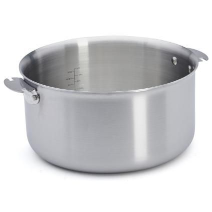 Marmite ALCHIMY LOQY 24 cm, argent, acier inoxydable, de Buyer