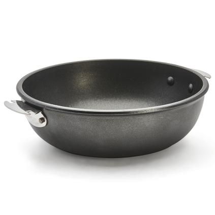Sauteuse CHOC EXTREME LOQY 24 cm, noir, aluminium, de Buyer