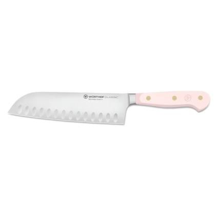 Couteau Santoku CLASSIC COLOUR 17 cm, sel rose de l'Himalaya, Wüsthof