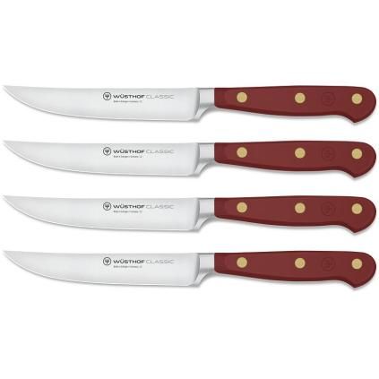 Couteaux à steak CLASSIC COLOUR , set de 4, 12 cm,  tasty sumac, Wüsthof