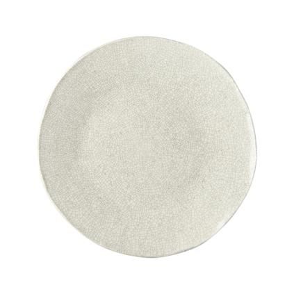 Assiette MODERN CRACK 27 cm, beige, céramique, MIJ