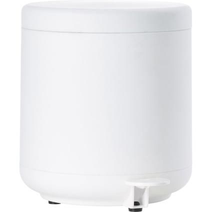 Poubelle de salle de bain UME 4 l, blanc, plastique, Zone Danemark