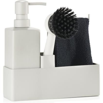 Kit vaisselle, 4 pc, gris clair, Zone Danemark