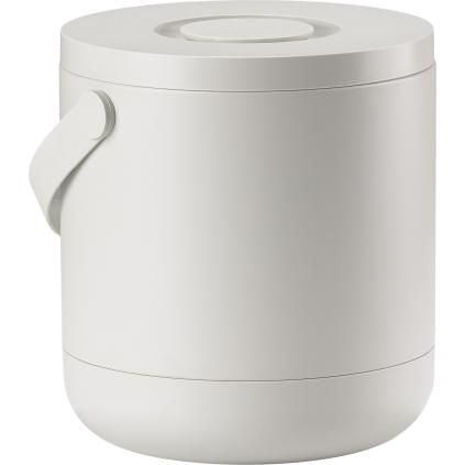 Poubelle de cuisine CIRCULAR 15 l, gris clair, plastique, Zone Danemark