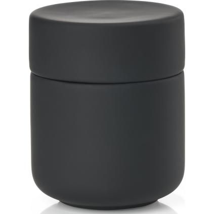 Distributeur de cotons démaquillants UME 10 cm, noir, céramique, Zone Denmark