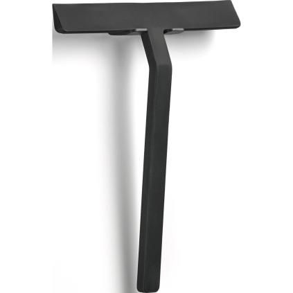 Raclette de douche RIM 22 cm, fixation murale, noir, métal, Zone Danemark