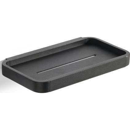 Étagère de douche RIM 22 cm, noir, aluminium, Zone Denmark