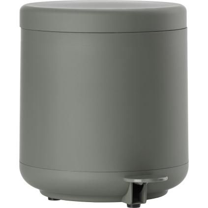 Poubelle de salle de bain UME 4 l, vert olive, plastique, Zone Danemark