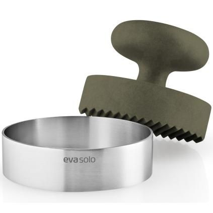 Presse à hamburger GREEN TOOL 9 cm, vert, acier inoxydable/plastique, Eva Solo