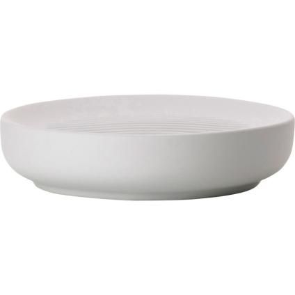 Porte-savon UME 12 cm, gris clair, céramique, Zone Danemark