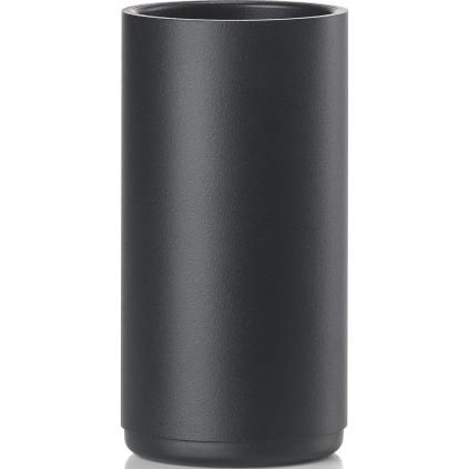 Verre porte brosse à dent RIM 14 cm, noir, aluminium, Zone Denmark