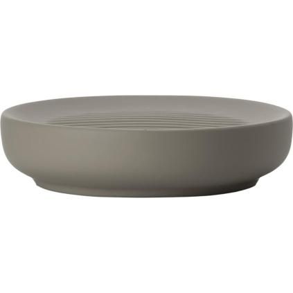 Porte-savon UME 12 cm, taupe, céramique, Zone Denmark