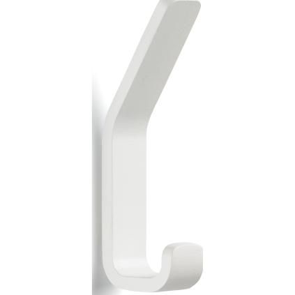 Crochet à serviette RIM 11 cm, double, blanc, aluminium, Zone Denmark