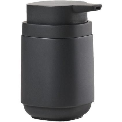 Distributeur de savon TIME 220 ml, noir, béton, Zone Denmark
