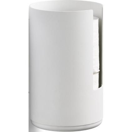 Porte papier toilette supplémentaire RIM 22 cm, montage mural, blanc, aluminium, Zone Denmark