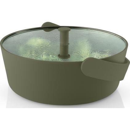 Cuiseur vapeur pour micro-ondes GREEN TOOL 2 l, vert, verre/plastique, Eva Solo