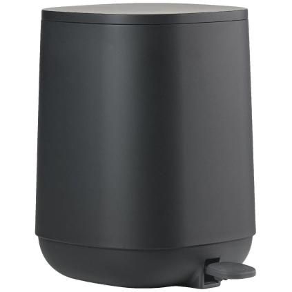 Poubelle de salle de bain TIME 3 l, noir, plastique, Zone Danemark