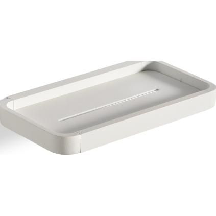 Étagère de douche RIM 22 cm, blanc, aluminium, Zone Danemark