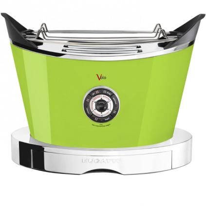 Grille-pain VOLO 32 cm, vert pomme, acier inoxydable, Bugatti