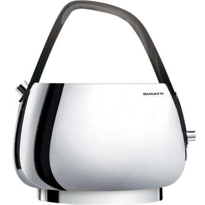 Bouilloire électrique JACKIE 1,2 l, argent, acier inoxydable, Bugatti