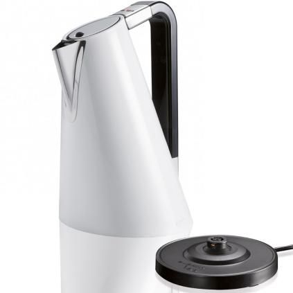 Bouilloire électrique VERA EASY 1,7 l, blanc, acier inoxydable, Bugatti