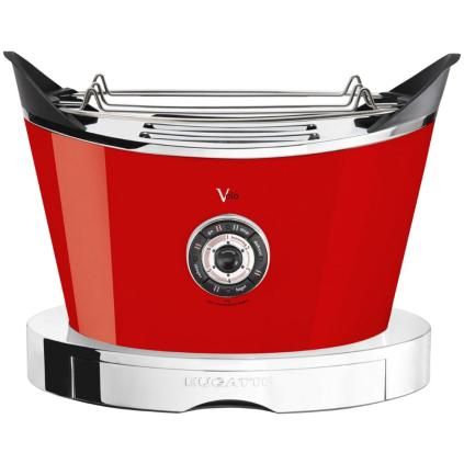Grille-pain VOLO 32 cm, rouge, acier inoxydable, Bugatti