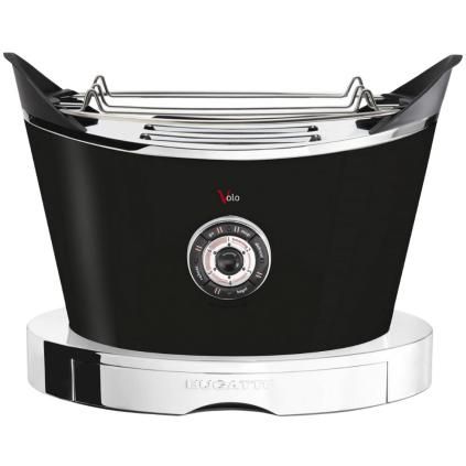 Grille-pain VOLO 32 cm, noir, acier inoxydable, Bugatti