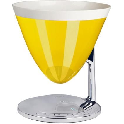 Balance de cuisine UMA jaune, acier inoxydable, Bugatti