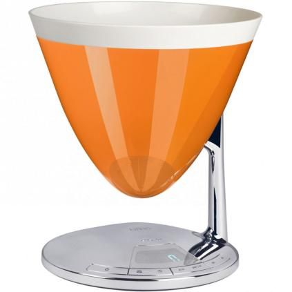 Balance de cuisine UMA orange, acier inoxydable, Bugatti