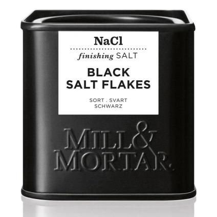Sel noir 80 g, en flocons, Mill & Mortar