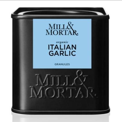 Ail italien biologique 70 g, granulés, Mill & Mortar