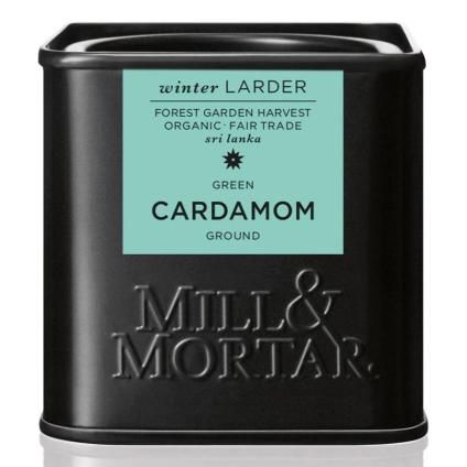 Cardamome verte biologique 30 g, moulue, Mill & Mortar
