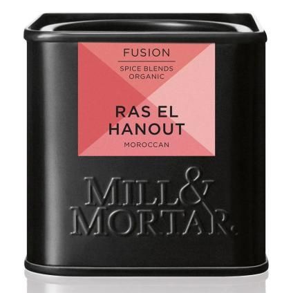 Mélanges d'épices biologiques RAS EL HANOUT 55 g, Mill & Mortar