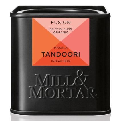 Mélanges d'épices biologiques TANDOORI 50 g, Mill & Mortar