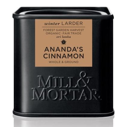 Cannelle biologique d'Ananda 45 g, entière et moulue, Mill & Mortar