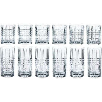 Set de verres HIGHLAND, pour long drink et whisky, set de 12 pc, clair, Nachtmann