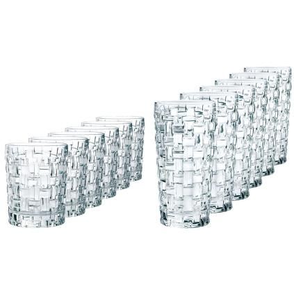 Set de verres BOSSA NOVA, pour long drink et whisky, set de 12 pc, clair, Nachtmann
