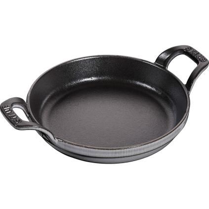 Plat à rôtir 16 cm, graphite, fonte, Staub
