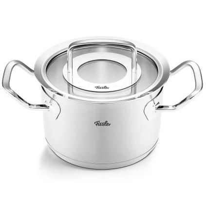 Marmite ORIGINAL PROFI 16 cm, argent, acier inoxydable, Fissler