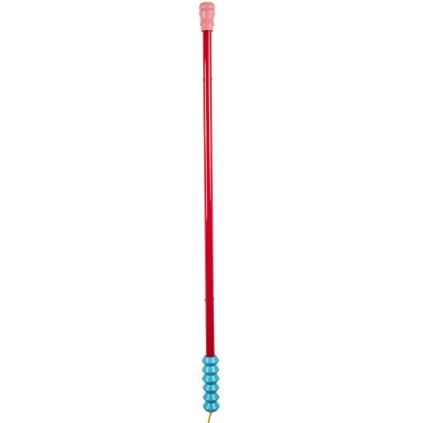 Décoration murale lumineuse SUPERLINEA 141,5 cm, rouge, bois/plastique, Seletti