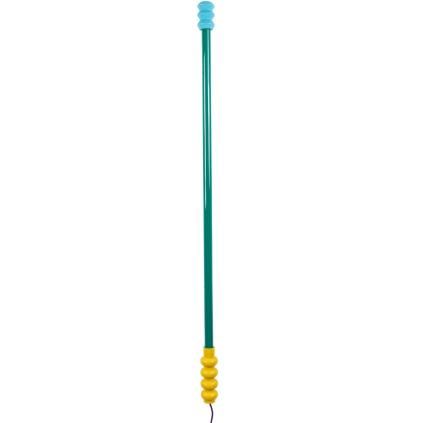 Décoration murale lumineuse SUPERLINEA 141,5 cm, vert, bois/plastique, Seletti