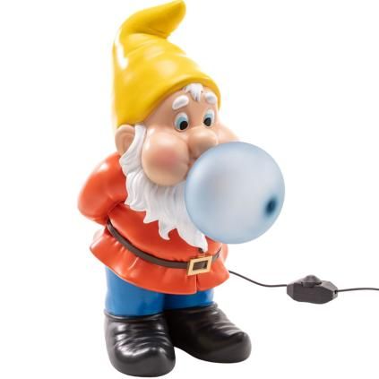 Lampe de bureau GUMMY SNOOPING 42 cm, multicolore, résine, Seletti