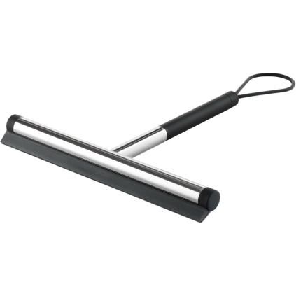 Raclette de douche JAZ 24 x 21 cm, poli, acier inoxydable, Zack