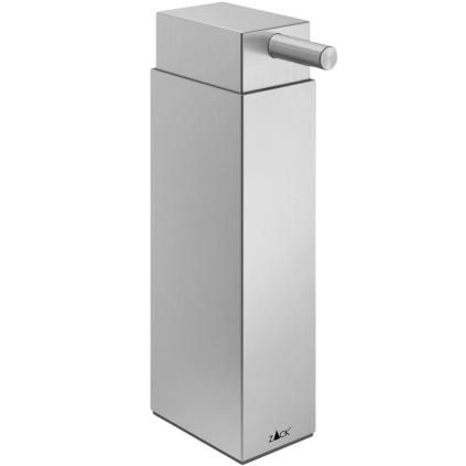 Distributeur de savon LINEA 190 ml, sur pied, mat, acier inoxydable, Zack