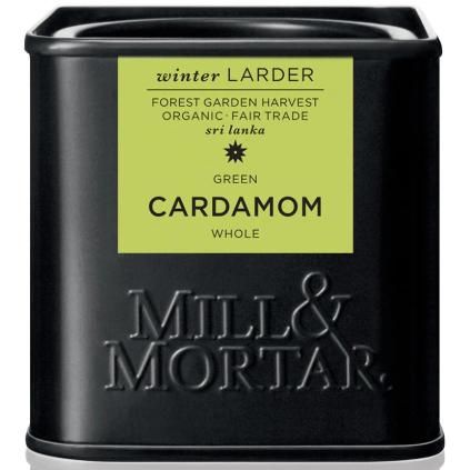 Cardamome verte biologique 25 g, entière, Mill & Mortar