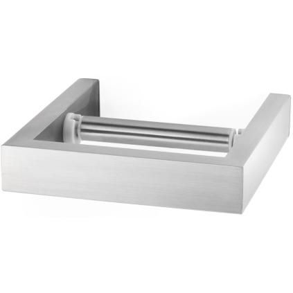 Dérouleur de papier toilette LINEA 15 cm, mat, acier inoxydable, Zack