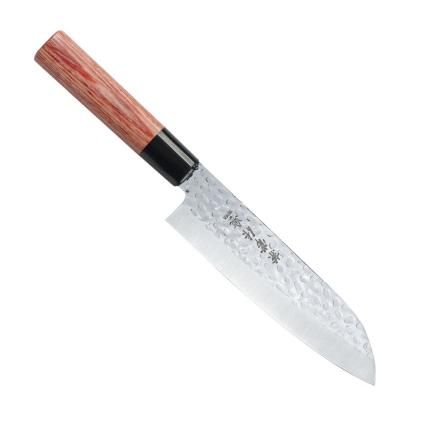 Couteau Santoku KANETSUNE TSUCHIME 16 cm, brun, Dellinger