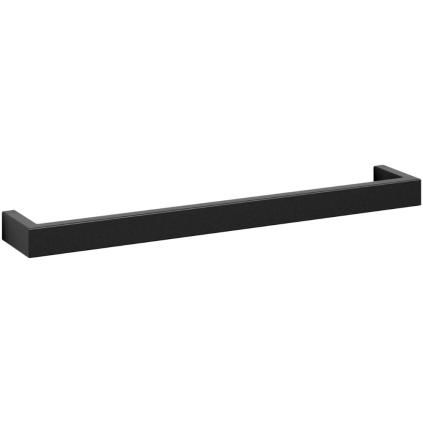 Porte-serviette LINEA 61 cm, noir, acier inoxydable, Zack